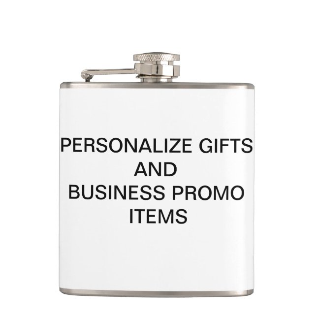 PERSONIFIERA AFFÄRSPROMOFLASKAN FICKPLUNTA (Framsidan)