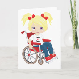 Personifiera Blond Tjej Kort