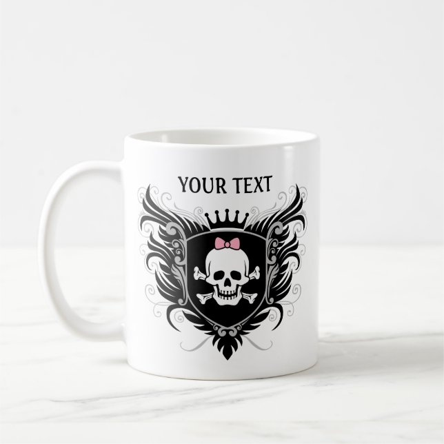 Personifiera damskallevapenskölden kaffemugg (Vänster)
