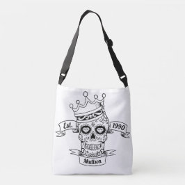 Personifiera day of the dead Crossbody hänger lös Axelväska