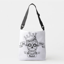 Personifiera day of the dead Crossbody hänger lös Axelväska