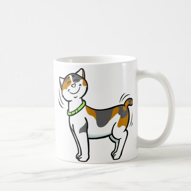 PERSONIFIERA den gulliga kattMORS DAG Kaffemugg (Höger)