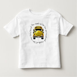 Personifiera den kända skolbussskjortan för t shirt