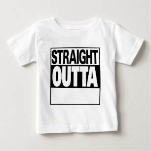 personifiera den raka outtaen t-shirt