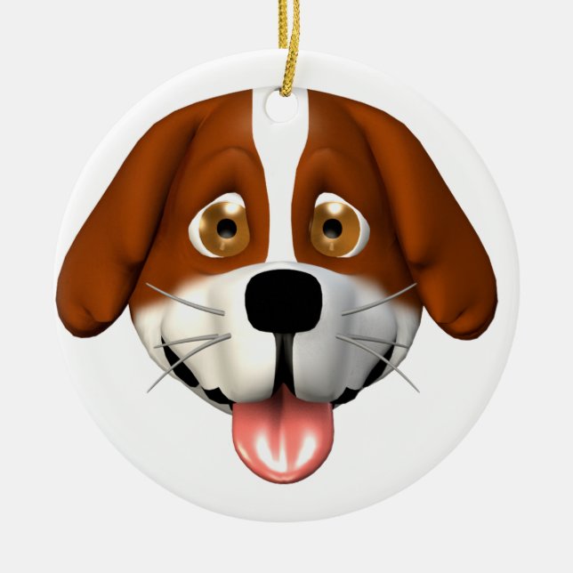 personifiera denna prydnad! julgransprydnad keramik (Framsidan)