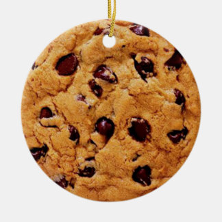 Personifiera det, choklad kaka julgransprydnad keramik