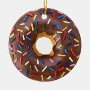 Personifiera det, chokladmunk julgransprydnad keramik