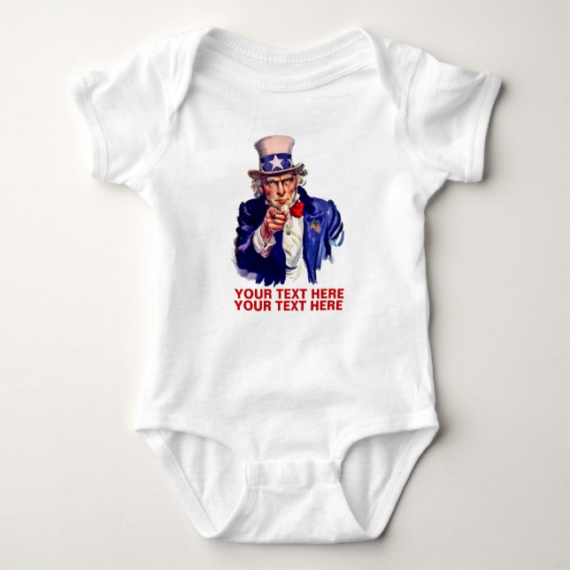 Personifiera det Uncle Sam Tee (Framsida)