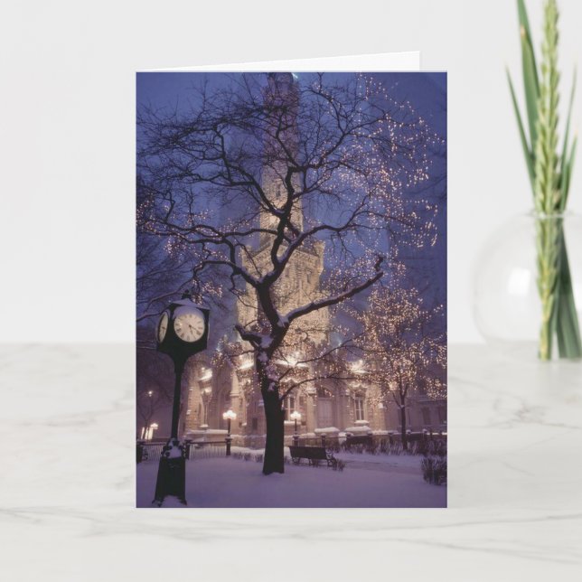 Personifiera din jul i Central Park Helgkort (Framsida)