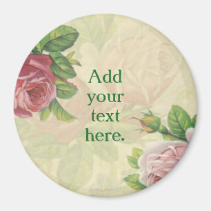 Personifiera ditt egna härligt steg/blommigten magnet