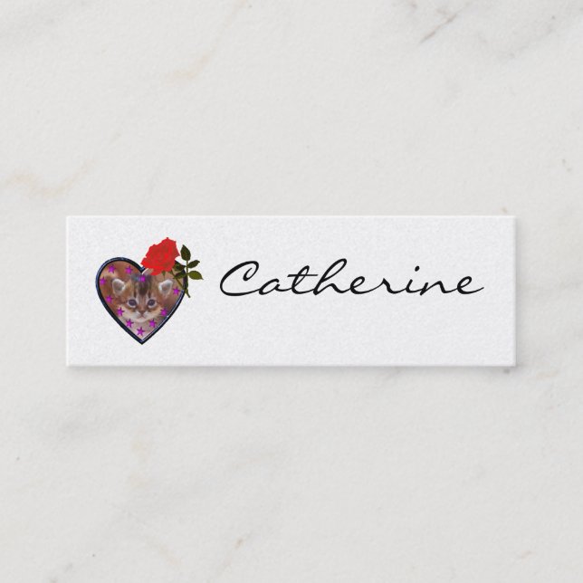 Personifiera flicka natt ut profilerar kortet (Framsida)