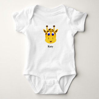 Personifiera giraffspädbarnbodysuiten tröja