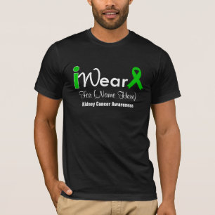 Personifiera grön bandnjurecancer tee shirt