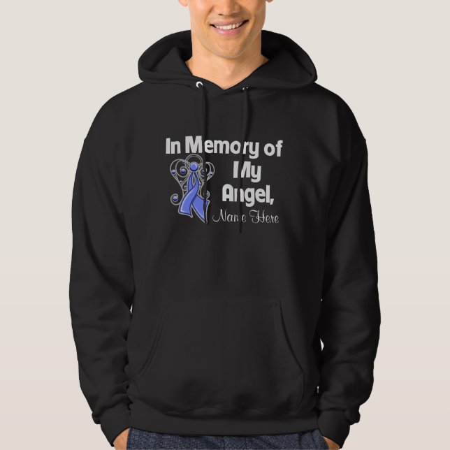 Personifiera i Esophageal cancer för minnesängel Sweatshirt (Framsida)