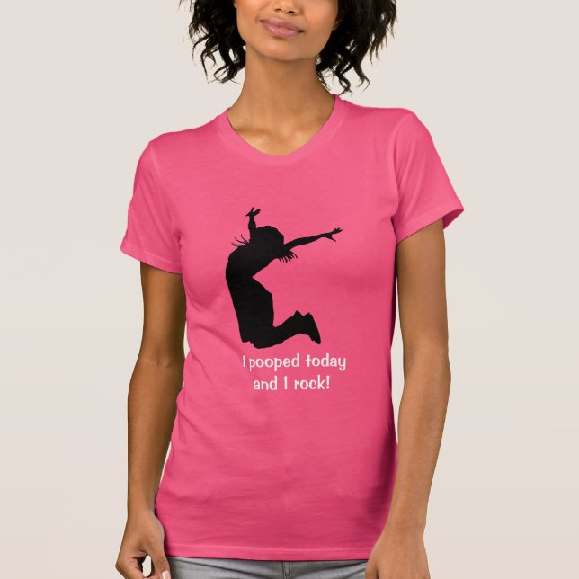 Personifiera I Pooped i dag med en känd unik gåva Tee (Framsida)