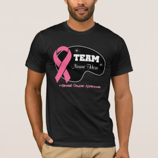 Personifiera lagnamn - bröstcancer t shirt