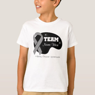 Personifiera lagnamn - hjärncancer t shirt