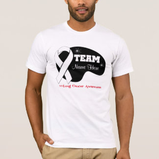 Personifiera lagnamn - lungcancer tee