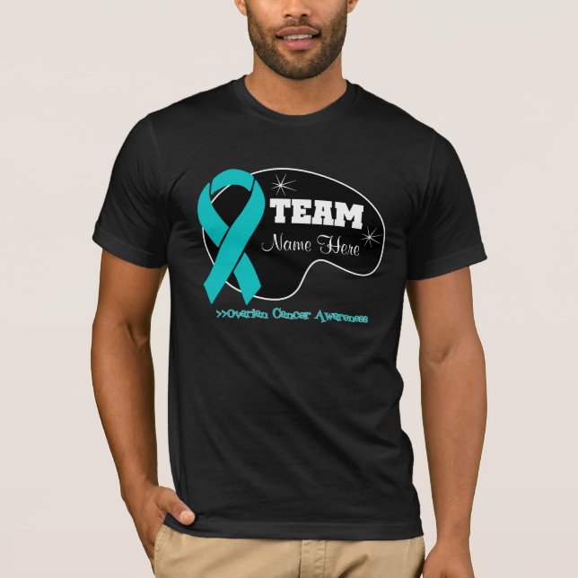 Personifiera lagnamn - Ovarian cancer Tee (Framsida)