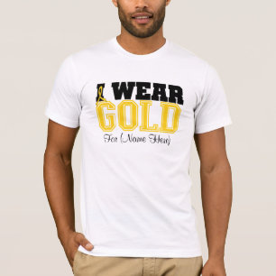 Personifiera mig ha på sig guld- bandbarndomcance t-shirt