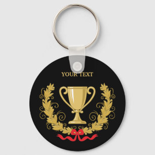 Personifiera trofékoppen [mörk] nyckelring