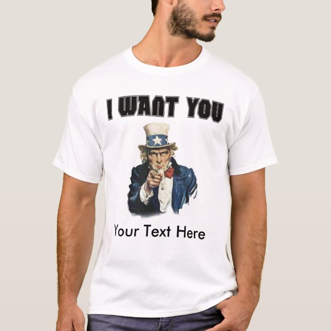 Personifiera - Uncle Sam Tröja (Framsida)