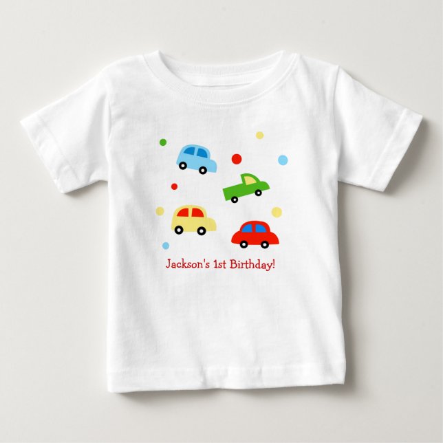 Personifierad 1st födelsedagTshirt för bilar Tröja (Framsida)