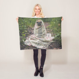 Personifierad älsklings- tom fotoull fleecefilt