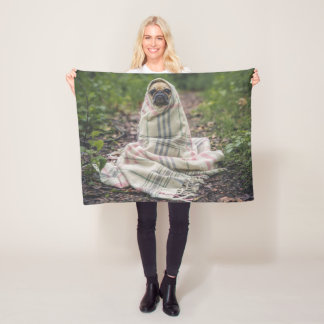 Personifierad älsklings- tom fotoull fleecefilt