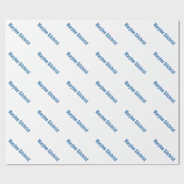 Personifierad anpassningsbar slå in papper presentpapper (Seam)