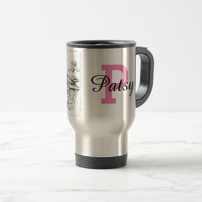 Personifierad återvinningsbar kaffekopp för (Framsida höger)
