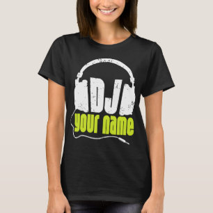 Personifierad Dj någon känd klubbdiskjockeymusik T Shirt