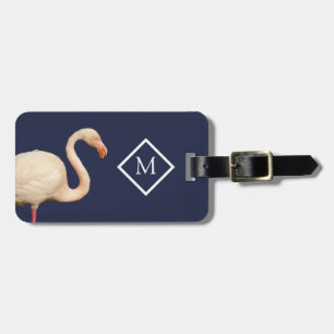 Personifierad Flamingobagagemärkre Bagagebricka