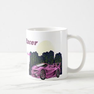 Personifierad flickaRacer - mugg