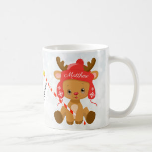 Personifierad förtjusande babyren kaffemugg