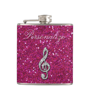 Personifierad Glitzy Sparkly diamantmusik noterar Fickplunta