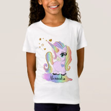Personifierad gullig Unicornflicka