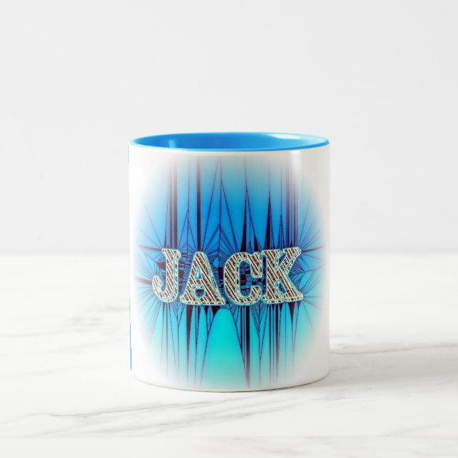 Personifierad kaffemugg för Jack. (Center)