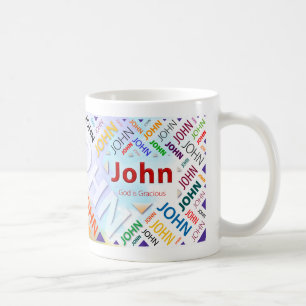 Personifierad känd mugg John