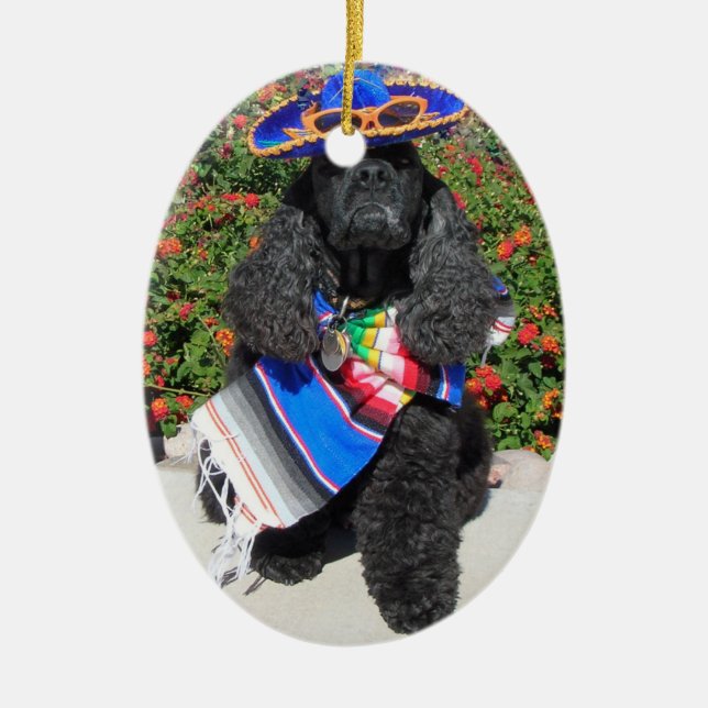 Personifierad keramisk prydnad av den speciella julgransprydnad keramik (Framsidan)