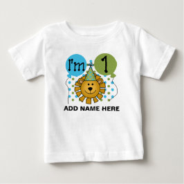 Personifierad lejon 1st födelsedagT-tröja T-shirt