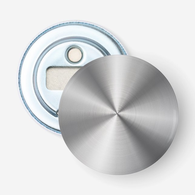 Personifierad metallisk radiell struktur flasköppnare (Framsidan)