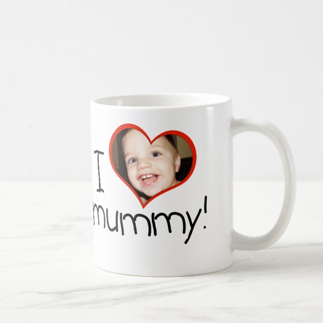 Personifierad "mig *heart*mamma" mugg (Höger)