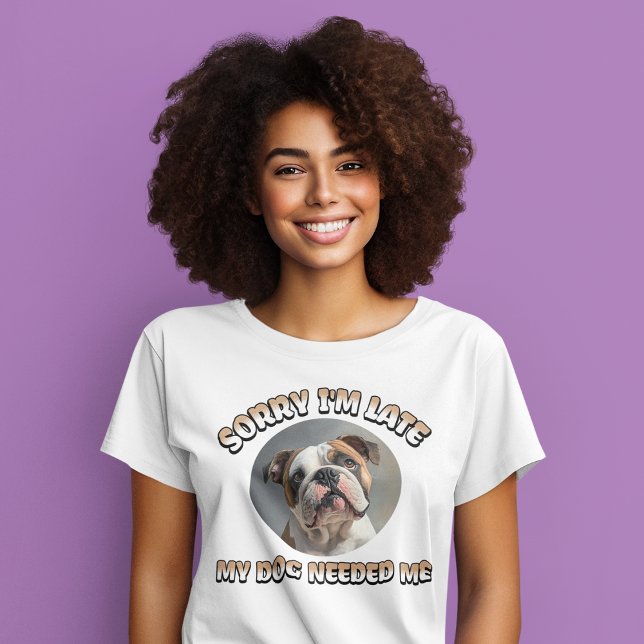 Personifierad min Hund behövde mig - T-Shirt (Skapare uppladdad)