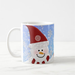 Personifierad Monogram: Snögubbemugg Kaffemugg