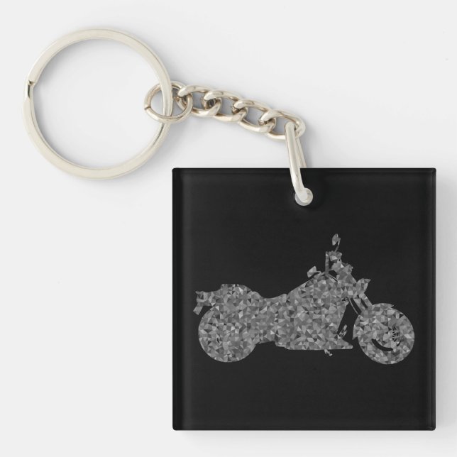 Personifierad motorcykelkeychain (Framsidan)