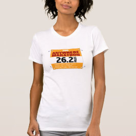 Personifierad någonstans maratonspringer, 26,2 tee shirt