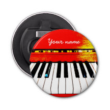 Personifierad öppnare för pianonyckelflaska