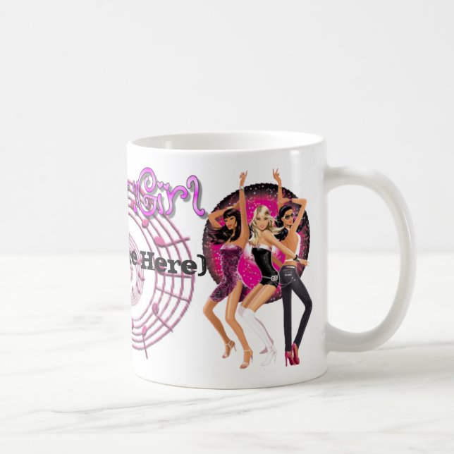 Personifierad partyflicka - mugg (Höger)