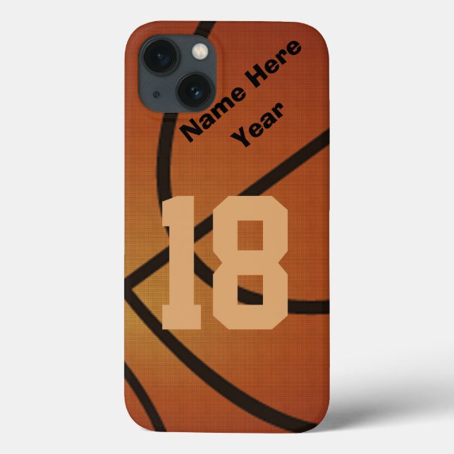 Personifierad Retro iPhone 6 fodralbasketfodral (Baksida)